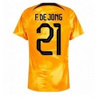 Echipament fotbal Olanda Frenkie de Jong #21 Tricou Acasa Mondial 2022 maneca scurta